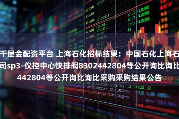 千层金配资平台 上海石化招标结果：中国石化上海石油化工股份有限公司sp3-仪控中心快排阀8302442804等公开询比询比采购采购结果公告