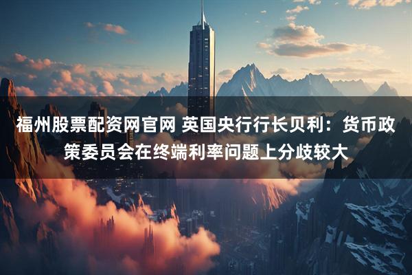 福州股票配资网官网 英国央行行长贝利：货币政策委员会在终端利率问题上分歧较大