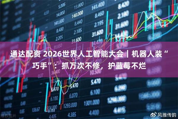 通达配资 2026世界人工智能大会｜机器人装“巧手”：抓万次不修，护蓝莓不烂